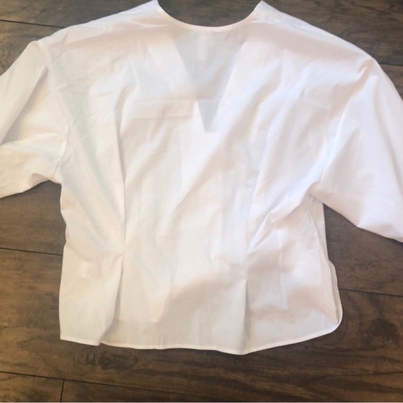 ASOS Button Up Oversized Sleeve Blouse - Picture 6 of 7